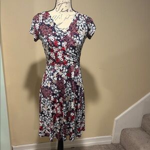 Floral V-Neck Dress